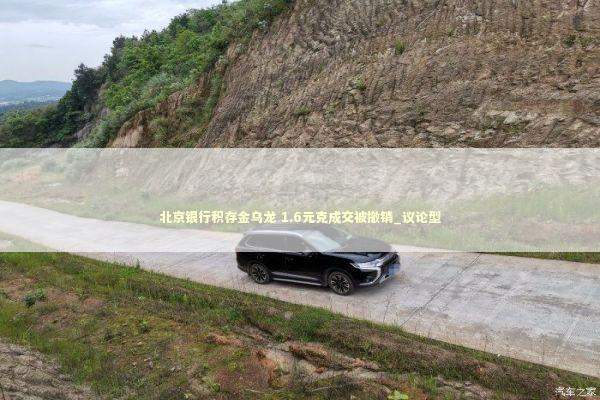 北京银行积存金乌龙 1.6元克成交被撤销_议论型