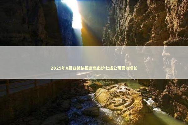 2025年A股业绩快报密集出炉七成公司营收增长