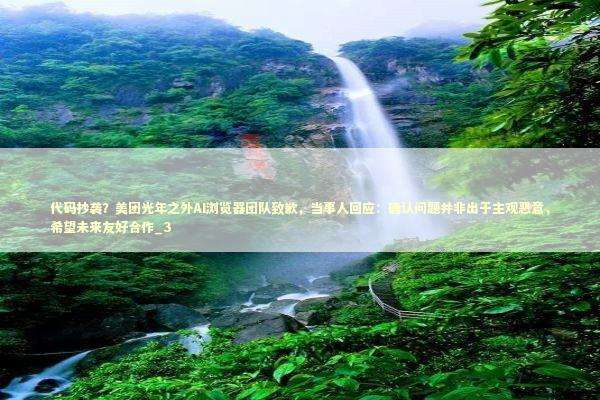 代码抄袭？美团光年之外AI浏览器团队致歉，当事人回应：确认问题并非出于主观恶意，希望未来友好合作_3