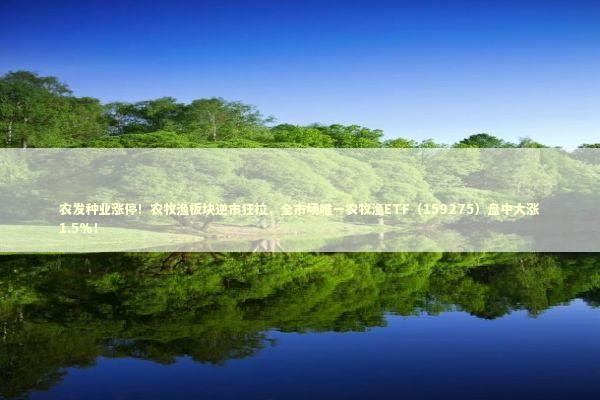农发种业涨停！农牧渔板块逆市狂拉，全市场唯一农牧渔ETF（159275）盘中大涨1.5%！ 新闻