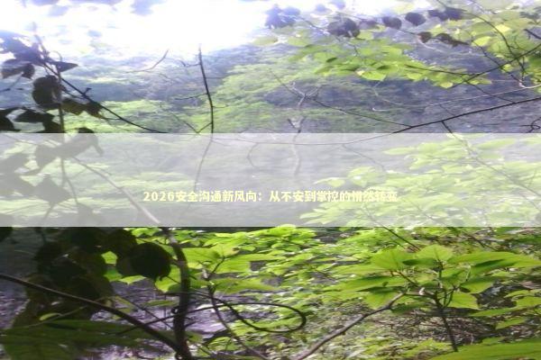 2026安全沟通新风向：从不安到掌控的悄然转变